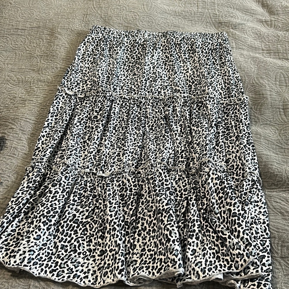 Tickled teal skirt